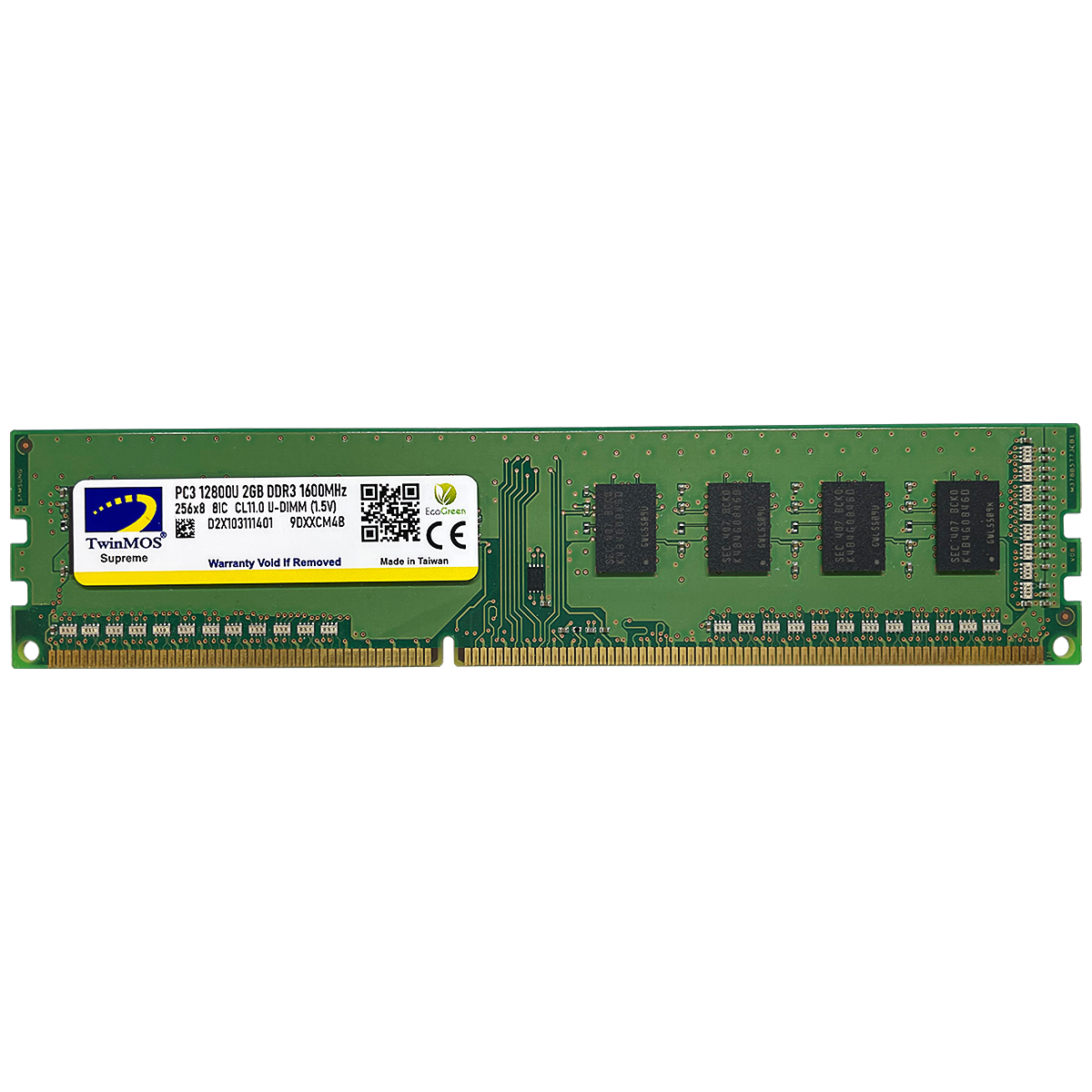 TwinMOS DDR3 1600MHz U-DIMM for Desktop 1 TwinMOS DDR3 1600MHz U-DIMM for Desktop